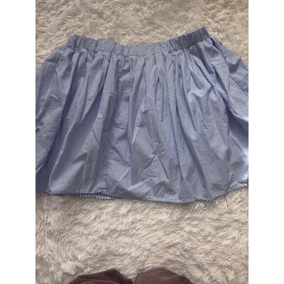 American Eagle Women’s Sz. L Blue & White Soft Waist Skirt. Cute, Fun - Picture 7 of 9